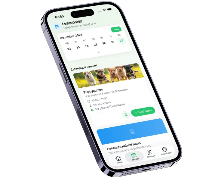 Ledenadmin app voor leden